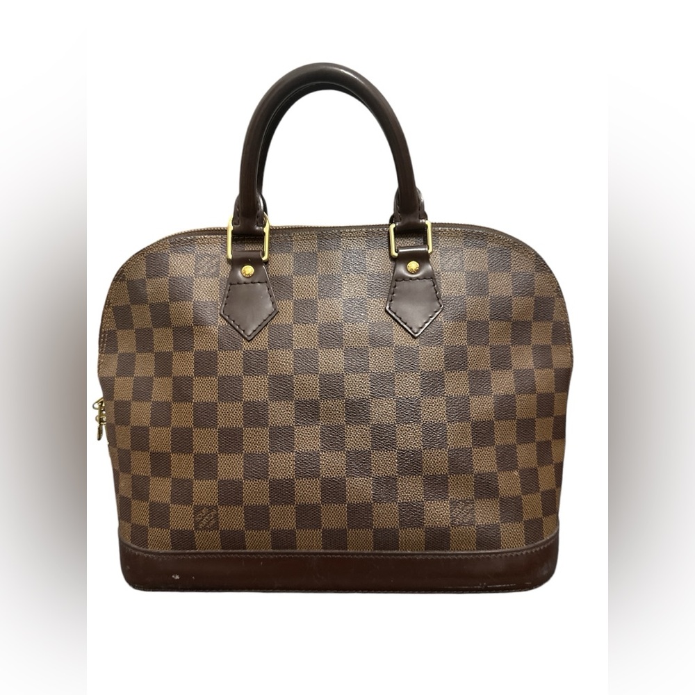 SOLD***Authentic Louis Vuitton Damier Ebene Alma PM